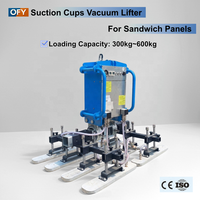 Nouveau moteur électrique 300 kg 500 kg, double circuit, alimenté par batterie, hauteur maximale 5000 mm, ventouse à vide pour panneaux de toiture sandwich, CE
