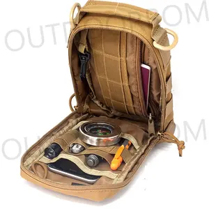 Borsa portaoggetti da campeggio all'aperto confezione EDC Molle borsa piccola Kit di pronto soccorso di sopravvivenza Molle EDC Bag Tactical