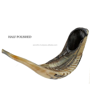 Venta al por mayor kosher Ram Horn Shofar hecho a mano Natural Shofar con estilo religioso técnica pulida en descuento - Product Image 3