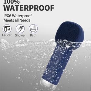 Cepillo de Limpieza Facial Sónico, Exfoliante Facial Eléctrico, Masajeador Facial Refrescante a Prueba de Agua, Dispositivo de Limpieza Facial de Silicona - Product Image 4