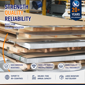 ASTM Standard 304 310S HL Finish 12mm 2000mm 4'x8' Cold Rolled AISI Stainless Steel Sheet of Building Materials - Product Image 1