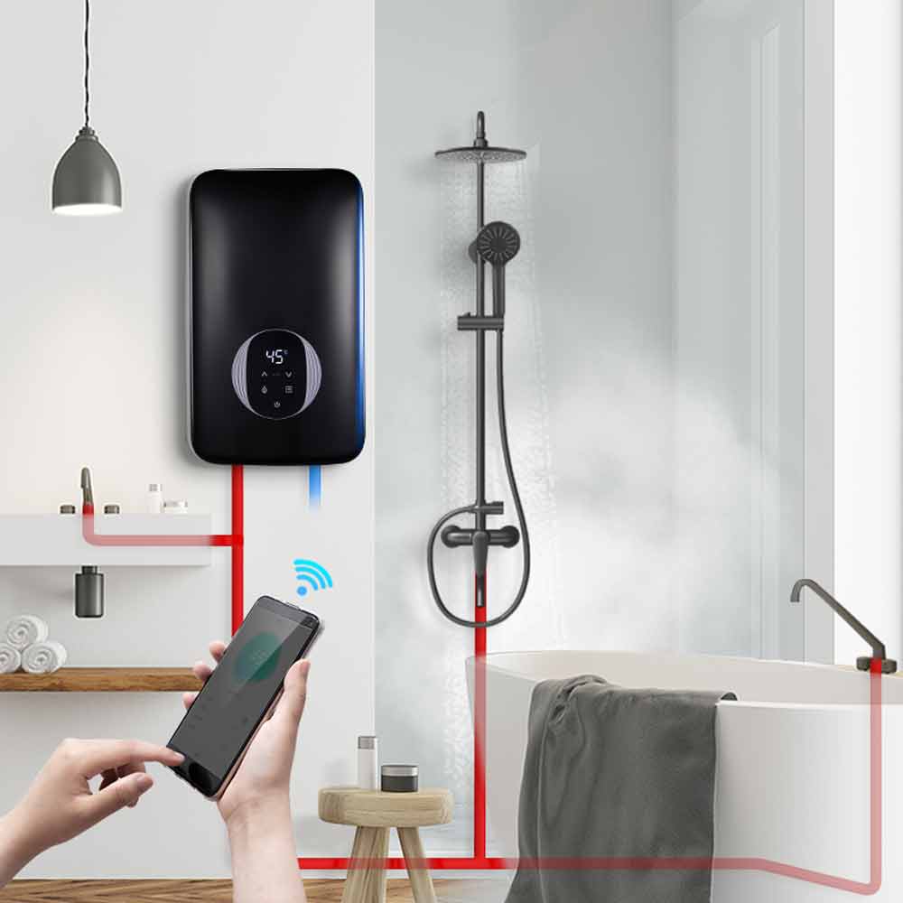 Source Wifi whole house kitchen bathroom tankless water heaters electric  geyser Instantaneous Water Heaters electric instant on m.alibaba.com