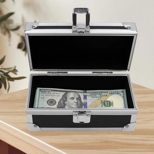 Boîte à monnaie en alliage d'aluminium pour espèces, porte-monnaie, organisateur <span class=keywords><strong>de</strong></span> billets, plateau à monnaie à une seule rangée, boîte <span class=keywords><strong>de</strong></span> rangement pour argent - Product Image 3