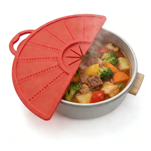 <span class=keywords><strong>Tapa</strong></span> Plegable de Silicona Anti-Salpicaduras, Protector de Salpicaduras de Aceite, <span class=keywords><strong>Tapa</strong></span> de Silicona para Ollas, Deflector de Aceite para Sartenes de hasta 13 Pulgadas - Product Image 3