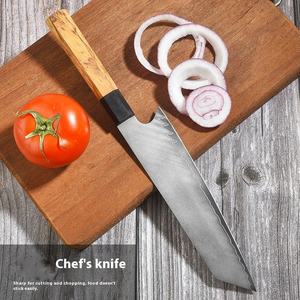 Ensemble <span class=keywords><strong>de</strong></span> couteaux <span class=keywords><strong>de</strong></span> <span class=keywords><strong>chef</strong></span> légers en acier inoxydable pour femmes, manche en bois, design ambidextre, lames à bord droit, <span class=keywords><strong>cuisine</strong></span> durable - Product Image 2