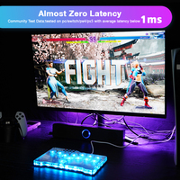 Flatbox Gamepad Pro Hitbox Arcade Stick pour P5 jeux de combat Hot SWAP Cherry Switch contrôleur sans levier pour PS4/PS3/NS/PC
