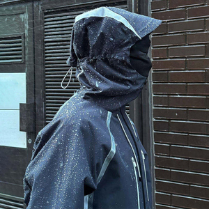 Veste coupe-vent légère en polyester pour <span class=keywords><strong>homme</strong></span>, fermeture éclair personnalisée, veste de randonnée solide, imperméable, de haute qualité - Product Image 2