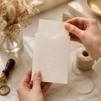 Sobre de Doble Capa con Impresión Personalizada en el Interior y Exterior para Invitaciones de Boda, Tarjetas de Felicitación y Boletos para Eventos Especiales