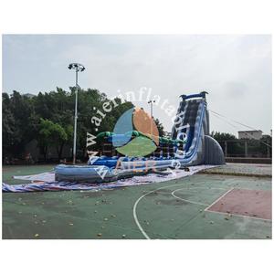 43フィートの巨大なヤシの木型ウォータースライダー、売れ筋商品、インフレータブルウォーターパーク設備、屋外用インフレータブルウォータースライダー - Product Image 2