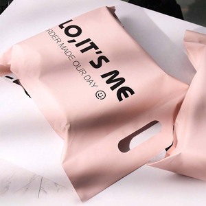 Sacs fourre-tout roses épais et imperméables pour livraison express, sacs d'emballage e-commerce auto-scellants, longueur de la fermeture 5 cm - Product Image 3