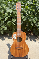 Ukulélé de concert Aiersi 24 pouces tout bois de Koa, instruments à cordes, vente chaude de notre usine chinoise