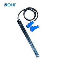 PDU de base 32A pour montage en rack avec protection contre les surcharges, protection contre les surtensions en option, prises personnalisables