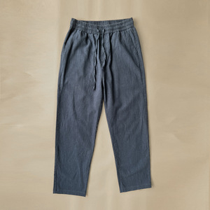 Pantalones Casuales de Lino y Algodón para Hombre de Verano Estilo Chino de Nueve Puntos Cintura Media Estilo Japonés Holgados Rectos de Lino - Product Image 2
