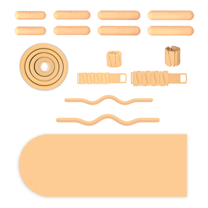새로운 스타일 맞춤형 체육관 장비 세트 요가 조정 가능한 발목 손목 무게 운동 리프팅 훈련 컬 바벨 덤벨 바 - Product Image 3