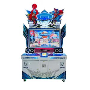 Mesin game arcade video tiket penebusan bola menembak LCD dari pusat hiburan pabrik Guangzhou