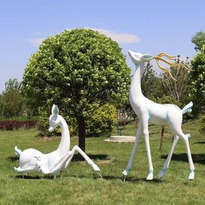 Sculpture d'art décorative pour l'immobilier, décoration intérieure, artisanat en résine, grande statue animale, dessin animé personnalisé en fibre <span class=keywords><strong>de</strong></span> verre - Product Image 2