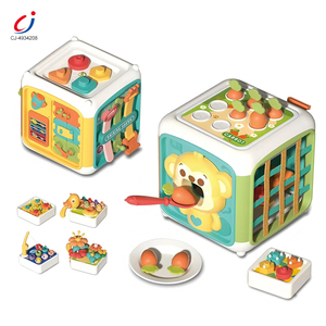 Chengji bébé sensoriel occupé balle dessin animé occupé Cube <span class=keywords><strong>jouets</strong></span> apprentissage motricité fine voyage sensoriel <span class=keywords><strong>jouets</strong></span> éducatifs pour les tout-petits - Product Image 1