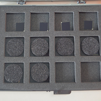 Cellule solaire GaAs triple jonction 10x10mm à haute efficacité, résistante aux radiations (30%), pour traqueur GPS, IoT, drone, UAV de précision
