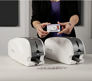 <span class=keywords><strong>Imprimante</strong></span> de cartes PVC simple face IDP Smart 31S, utilise le ruban 659366, machine d'impression d'identification pour cartes plastiques - Product Image 6