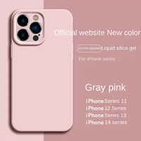 Pour iPhone 16 17 Pro Max étui néon liquide Silicone Fluorescence couverture pour Apple iPhone 12 13 14 Pro Max 14 15Plus étuis