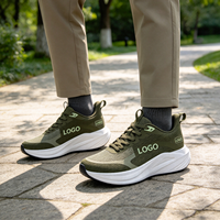 Chaussures de course athlétiques pour hommes personnalisées, haute qualité, tissu Fly Knit doux, antidérapantes, confortables, style décontracté pour la marche quotidienne