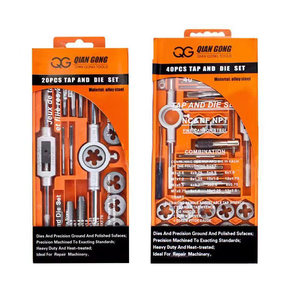 40pcs <span class=keywords><strong>tap</strong></span> và chết công cụ thiết lập chuyên nghiệp threading HSS tay <span class=keywords><strong>tap</strong></span> và chết chủ đề khai thác công cụ thiết lập - Product Image 3