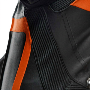 ชุดแข่งรถมอเตอร์ไซค์หนังวัวแท้คุณภาพสูง ชิ้นเดียว พร้อมเกราะป้องกันที่ได้รับการรับรองมาตรฐาน CE ปรับแต่งได้ตามต้องการ ชุดแข่งรถมอเตอร์ไซค์แขนยาวเต็มตัว - Product Image 4