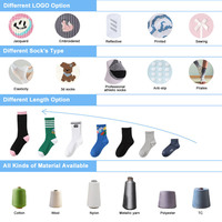 Chaussettes de yoga et de Pilates en coton à marque privée Bilu avec grip antidérapant respirant pour la vente au détail