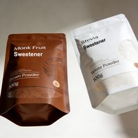 Vente en gros d'usine 25KG en vrac Extrait de fruit du moine biologique Erythritol / Extrait de stévia Mélange d'érithritol Édulcorant en poudre