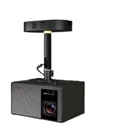 Support de plafond télescopique 20-50 cm pour projecteur 2026 Hidden Adapter Projector Ceiling Mount compatible avec les projecteurs X50ultra TITAN NOIR Hisense C5
