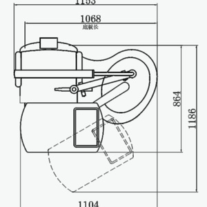 Unité de table combinée et fauteuil ophtalmique de haute qualité pour la réfraction TR510A - Product Image 5