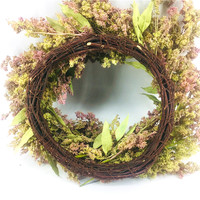 Printemps Décoration De Mariage Fleur Porte Couronne Artificielle