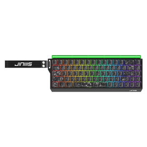 คีย์บอร์ดเกมมิ่ง JINMS HERO68HE แบบแม่เหล็ก Hall Effect สำหรับพีซี 68 ปุ่ม ไฟ RGB กล่องไฟ 8KHz Rapid Trigger ตั้งโปรแกรมได้ สำหรับ E-Sports FPS - Product Image 1
