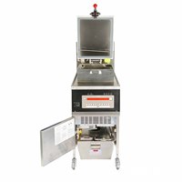 Friteuse Électrique Commerciale Automatique Haute Pression Style Américain Four à Poulet Frit sous Pression avec Filtre à Huile État Neuf Acier Inoxydable