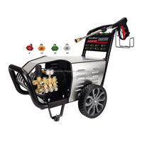 Nettoyeur Haute Pression 2200W Argenté pour Voiture, Machine de Lavage Automatique pour Tous Types de Véhicules - Vente Directe Usine