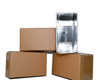Entrega Rápida de Productos Congelados, Fruta Fresca, Papel de Aluminio Impermeable, Cartón Corrugado Aislado, Laminación Mate con Relieve