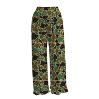 Wholesale Summer Fashion Soft Milk Silk Leg Pants Hawai Floral Print High Waist Casual Trousers for Adults