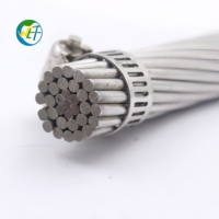 Conducteur ACSR LGJ-70/40, fil d'aluminium toronné nu isolé pour lignes de transmission et de distribution, fil ACSR robuste