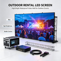Écran LED modulaire pour événements extérieurs, boîtier moulé sous pression, étanche IP65, garantie 2 ans, haute luminosité, mur d'arrière-plan LED géant