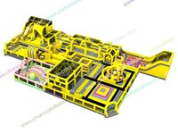 Parc de jeux géant gonflable, combo château gonflable, parcours d'obstacles, jeux de course, château gonflable intérieur, maison à bulles, parc d'attractions