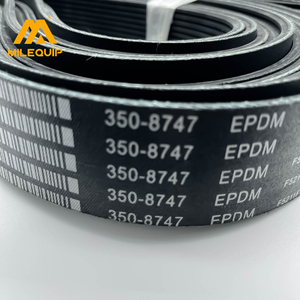 อะไหล่เครื่องจักร 3508747 350-8747 สายพานพัดลมระบายความร้อนแบบเซอร์เพนไทน์ สำหรับเปลี่ยนในรถตัก <span class=keywords><strong>Caterpillar</strong></span> 320E 323D2 323F 326D2 329D2 330D2 - Product Image 1