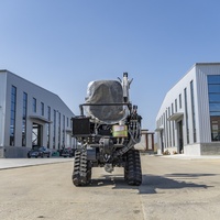 Mini-tracteur chenillé diesel 35 CV pour serres, fermes et vergers, avec pompe, facile à utiliser, longue durée de vie, pour travaux de jardinage et de terrassement