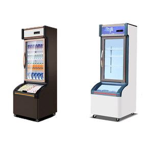 <span class=keywords><strong>Réfrigérateur</strong></span> multifonctionnel de magasin de commodité de porte en verre de congélateur vertical commercial - Product Image 5