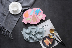 Moule à gâteau en silicone 100 % écologique, série Halloween, avec motifs citrouille, fantôme et pierre tombale - Product Image 5