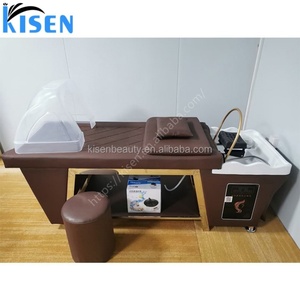 Kisen – Lit de shampoing professionnel de qualité supérieure, lit de massage thaïlandais de luxe/lit de beauté spa/table de shampoing pour salon de beauté - Product Image 4