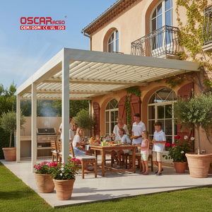 Pabellón Exterior con Luces LED RGB de Colores, Iluminación Dinámica para Jardín, Ocio y Fiestas, Pérgola - Product Image 1