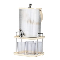 Carafe à eau froide avec robinet, pichet à jus pour réfrigérateur, récipient filtrant pour boissons pour la maison, la cuisine, le camping, les fêtes