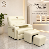 Fauteuil de manucure moderne inclinable à 180 degrés, chaise de lifting électrique triple pour extensions de cils, multifonctionnel pour salon de beauté, salon et domicile