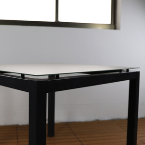 <span class=keywords><strong>Table</strong></span> à manger carrée <span class=keywords><strong>en</strong></span> aluminium <span class=keywords><strong>de</strong></span> haute qualité <span class=keywords><strong>avec</strong></span> mobilier <span class=keywords><strong>de</strong></span> <span class=keywords><strong>jardin</strong></span> <span class=keywords><strong>en</strong></span> verre à effet <span class=keywords><strong>céramique</strong></span> pour l'extérieur - Product Image 4
