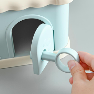 Precio barato dibujos animados creativo alcancía ahorro casa apertura puerta caja de dinero - Product Image 3